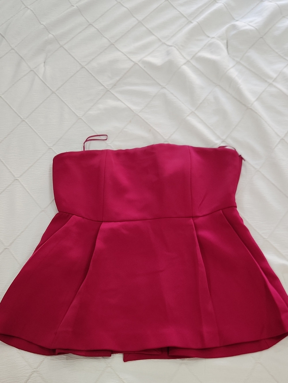 Zara Strapless in Fuchsia